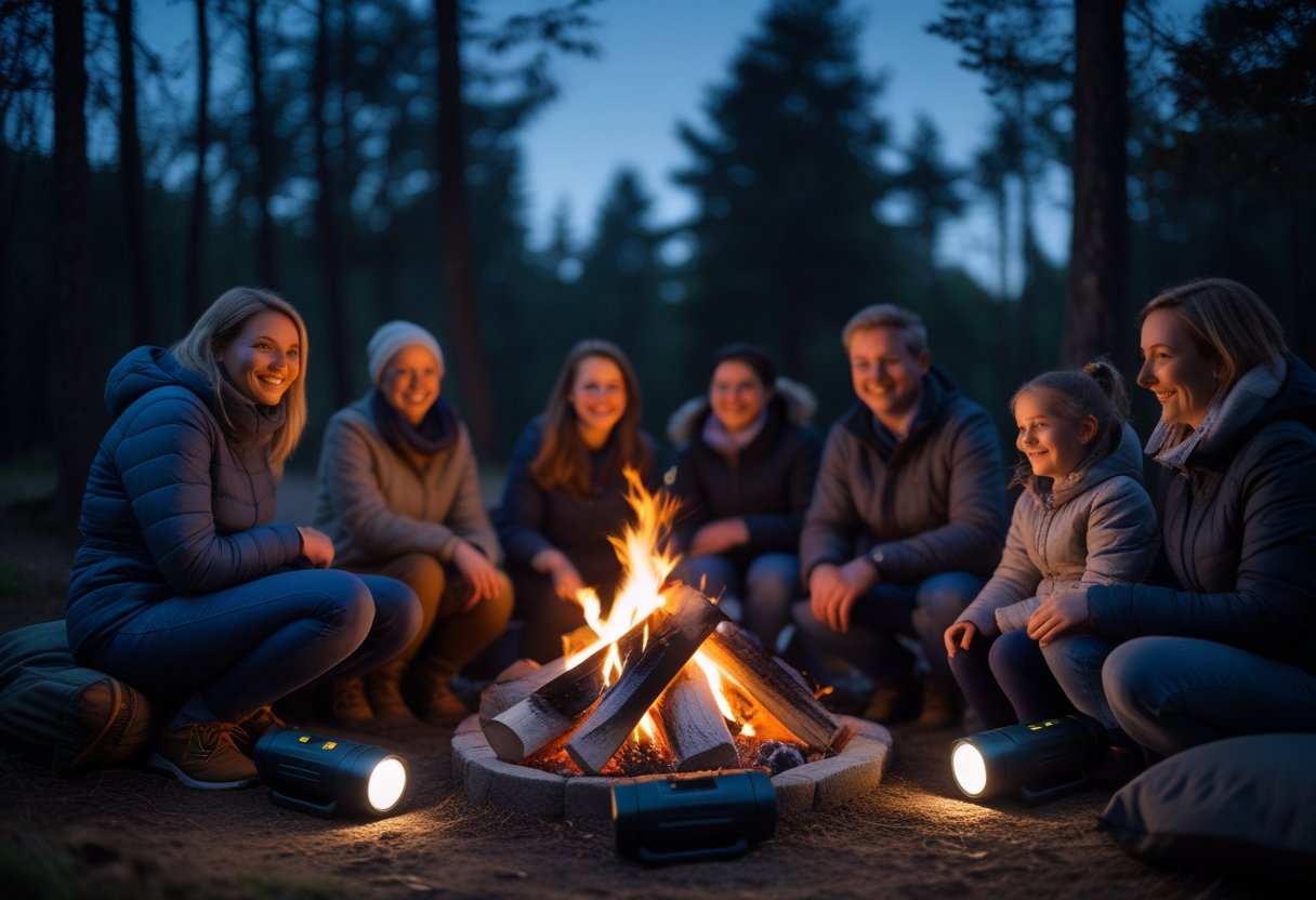 Saadan skaber du hygge og sikkerhed omkring baalet med funktionelle lommelygter